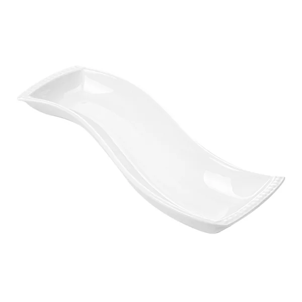 PLATEAUX FORME "S" 30,5 CM BLANC PORCELAINE (6 UNITÉ) - Garcia de Pou