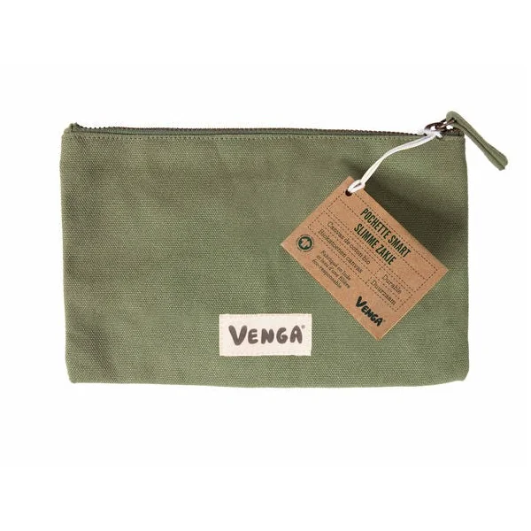 Pochette smart 20x12 vert sauge
