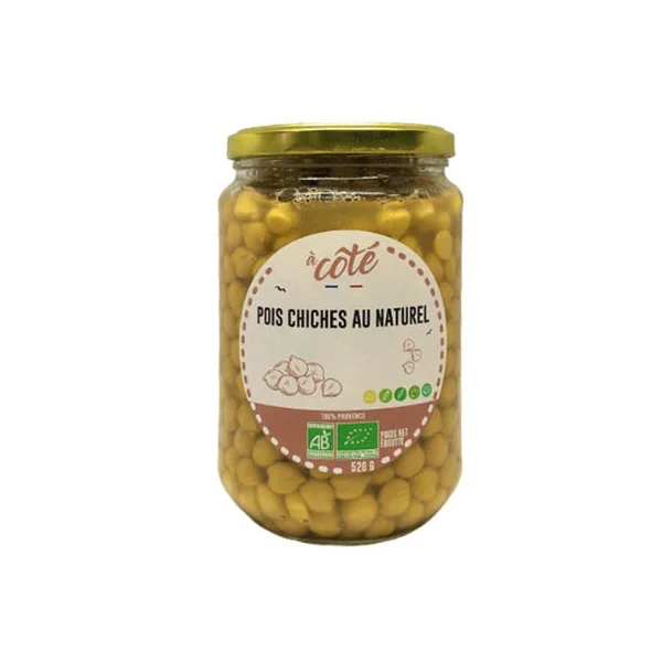 pois chiche au naturel BIO 520g