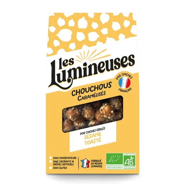 Pois chiche grillé praliné sésame 90g