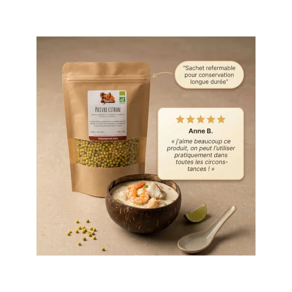 Poivre citron bio