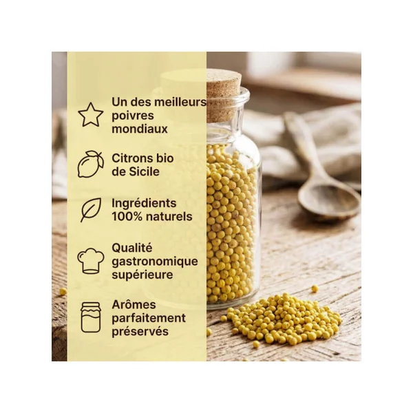 Poivre citron bio