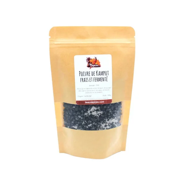 Poivre noir de Kampot frais et fermenté