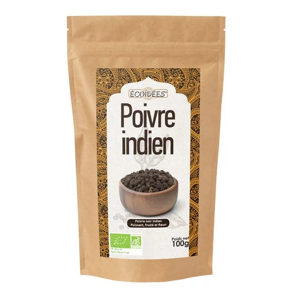 Poivre noir indien (recharge) 100g