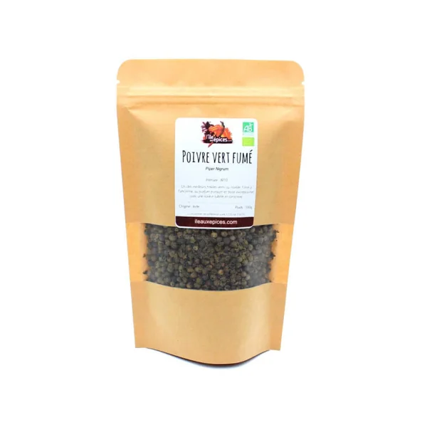 Poivre vert fumé de Malabar Bio