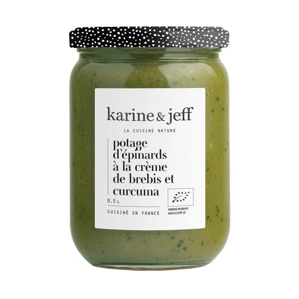 Potage épinard crème brebis curcuma 0,5L