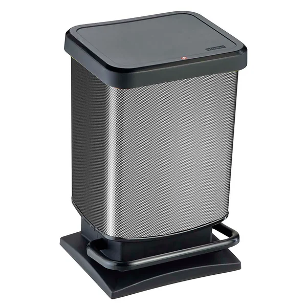 Poubelle manuelle à pédale PASO carbonne 20L