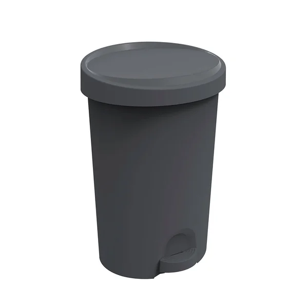 Poubelle à pédale STEPY 45L gris anthracite