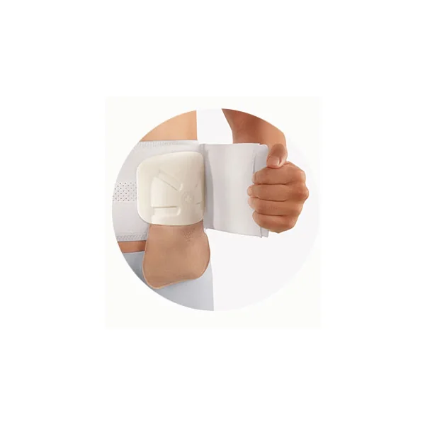 Protection en plastique avec rappel élastique pour ceinture pour stomie Stomabelt open (sans ceinture)