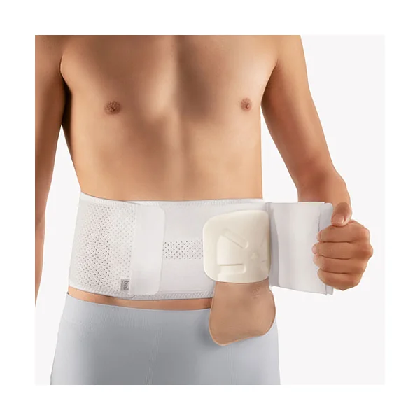 Protection en plastique avec rappel élastique pour ceinture pour stomie Stomabelt open (sans ceinture)