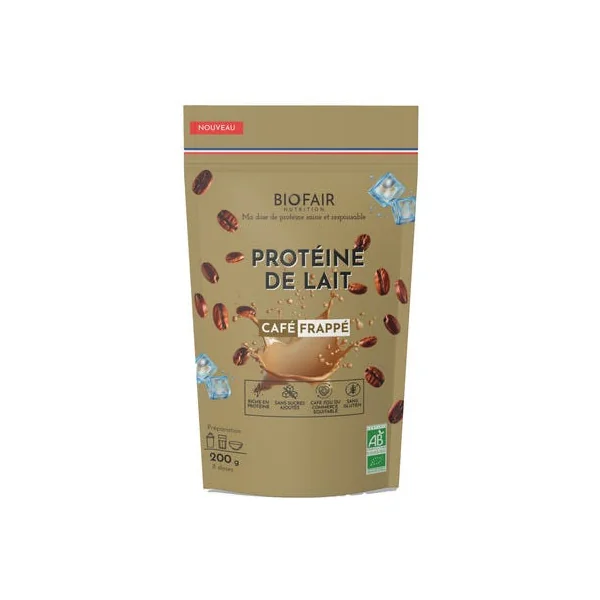 Protéines de lait café frappé 200g