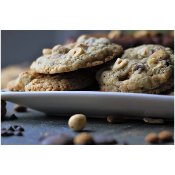 Préparation bio pour Cookie Caramel Noisette