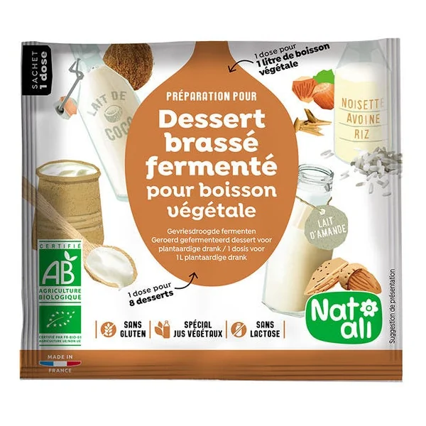 Préparation dessert végétal fermenté 24g
