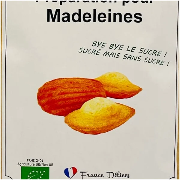 Préparation madeleines 130g