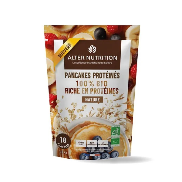 Préparation pancake protéiné nature 180g