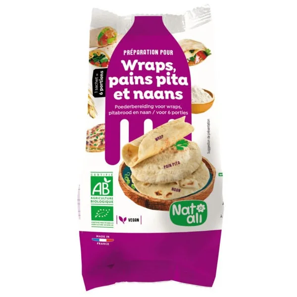Préparation wrap pita naan 200g