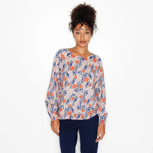 PULL MULTICO BLANC