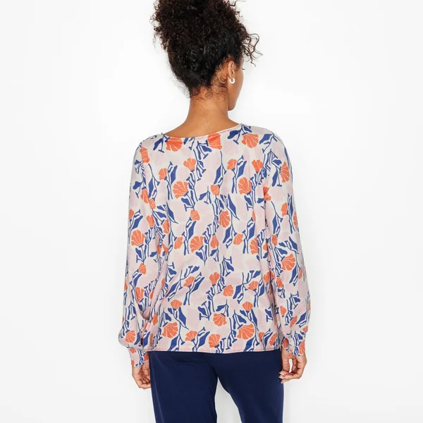 PULL MULTICO BLANC