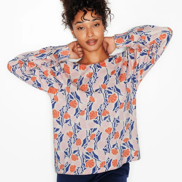 PULL MULTICO BLANC