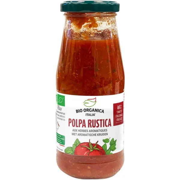 Pulpe de tomate rustique aux herbes aromatiques 410g