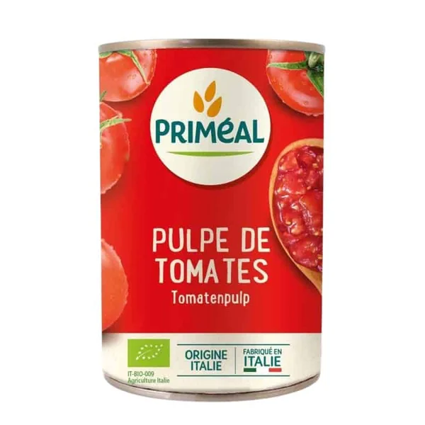 Pulpe de tomates bio Priméal 400g