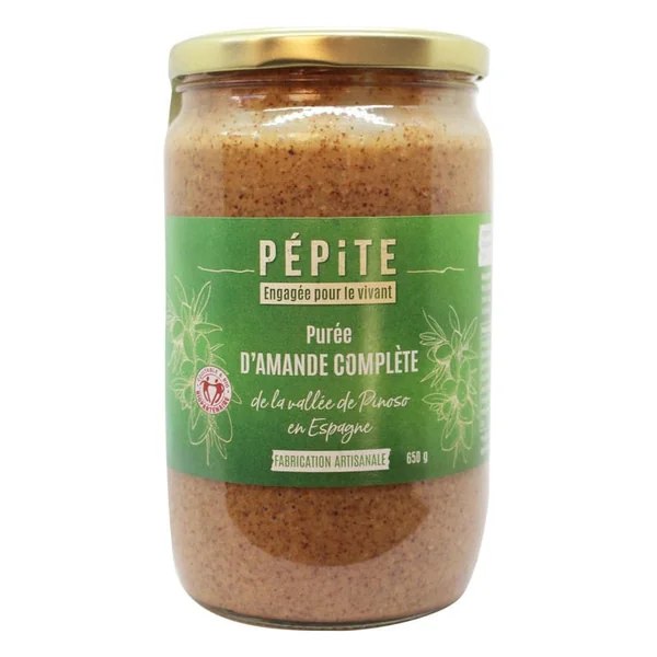 Purée Amande Complète 650g Pépite