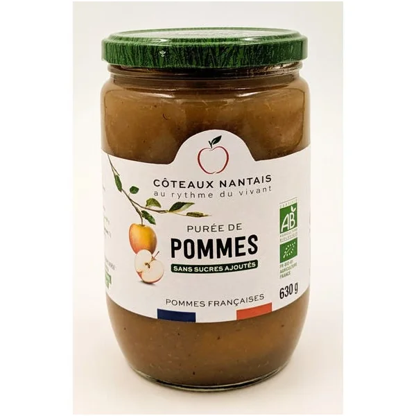 Purée de pommes sans sucres ajoutés 630g