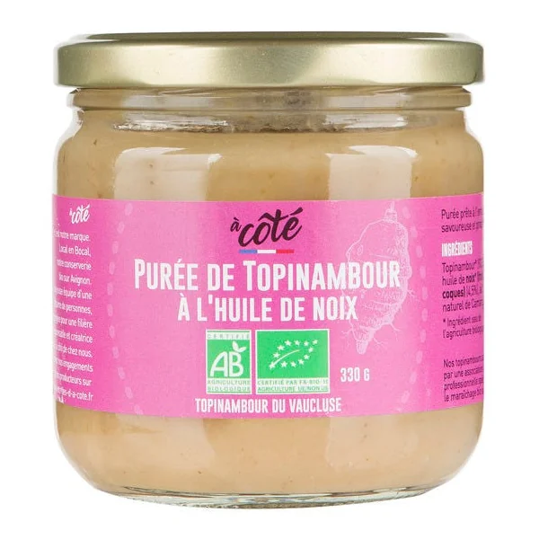 Purée de topinambour à l'huile de noix BIO