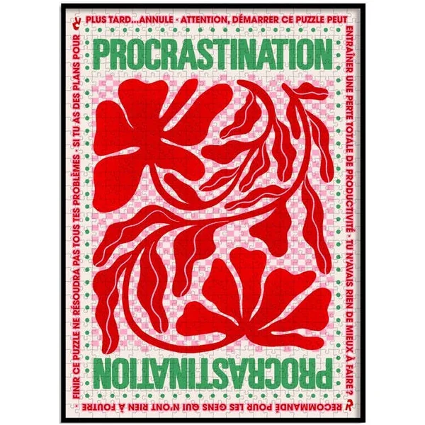 Puzzle la procrastination