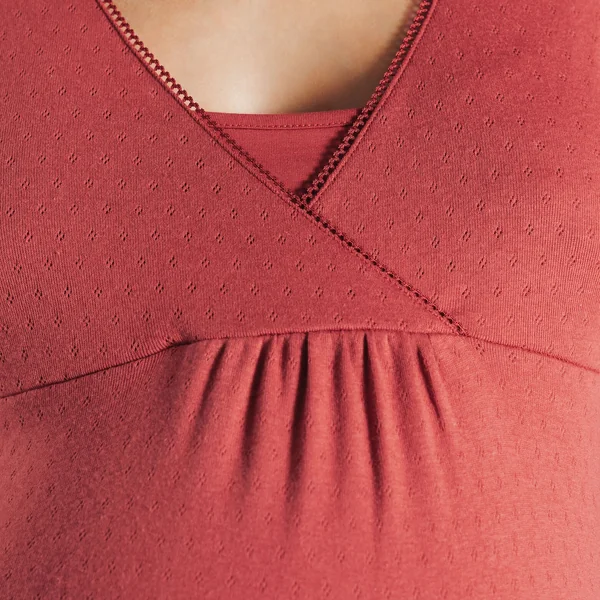 PYJAMA 2 PIECES GROSSESSE MULTICO ROSE