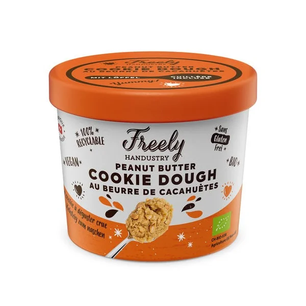 Pâte à cookie crue beurre cacahuète 90g
