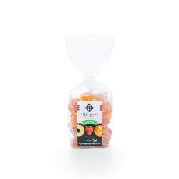 Pâtes de fruits variées BIO - sachet