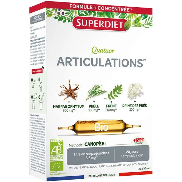 Quatuor articulations ampoule (20) 200ml