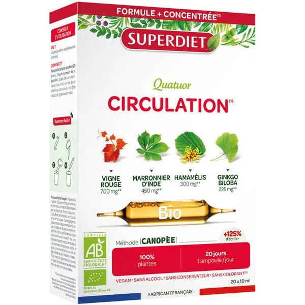 Quatuor circulation ampoule (20) 200ml