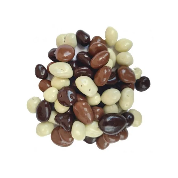 Raisins secs enrobés 3 chocolats