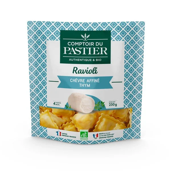 Ravioli chèvre affiné thym 250g
