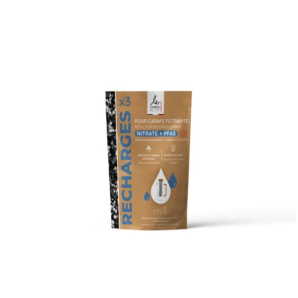 Recharge pour carafe filtrante spécial nitrates et Pfas (3) 225g