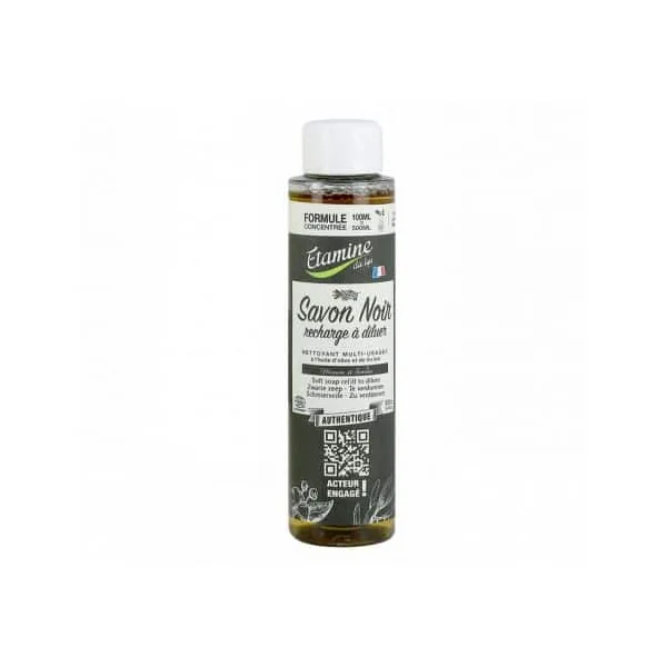 Recharge savon noir à diluer 100ml Etamine du Lys