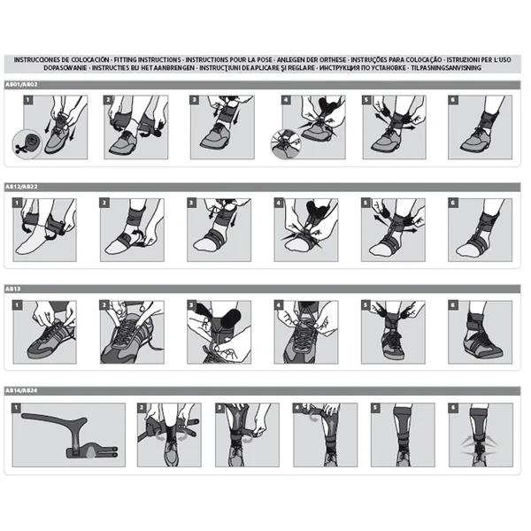 Releveur de pied goural RDP type I avec fixation FS3000