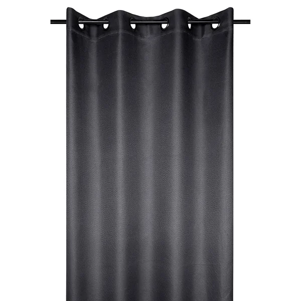 Rideau occultant isolant COPENHAGUE polyester anthracite 140x260cm