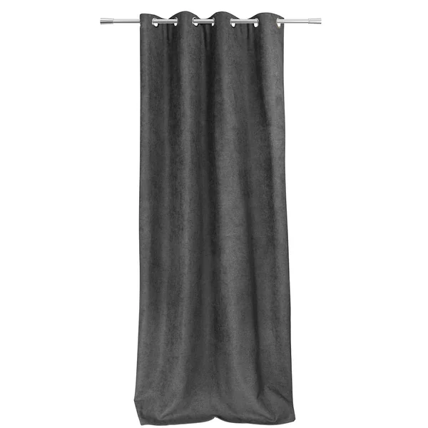 Rideau thermique occultant GALENA gris anthracite 140x260cm