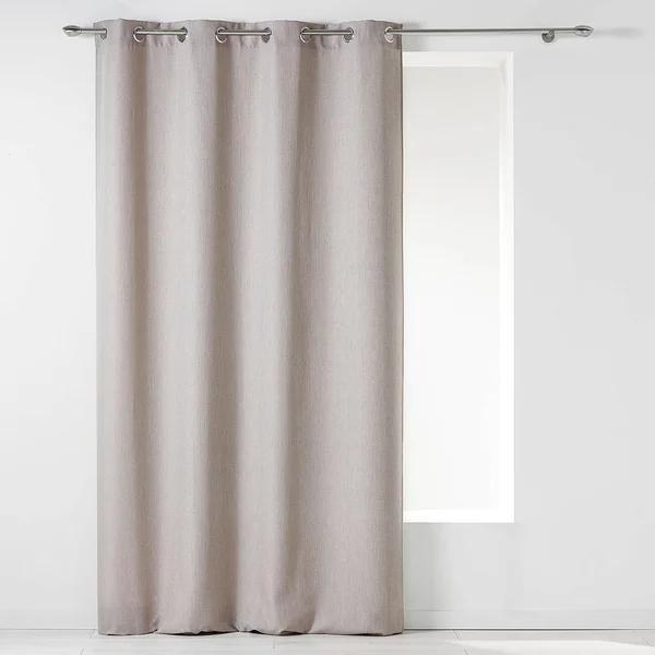 Rideau œillets chambray NEWTON lin 140x260cm