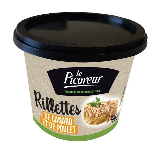 Rillettes de canard et poulet 120g