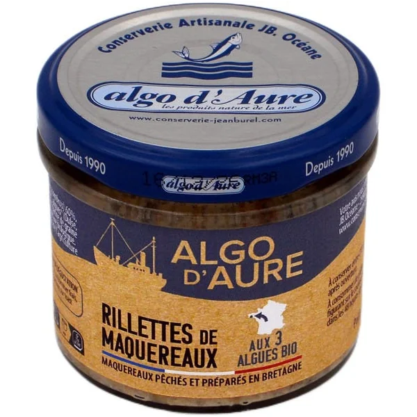 Rillettes de maquereau aux 3 algues 90g