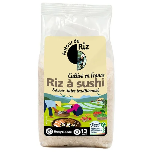 Riz rond blanc sushi Camargue 400g