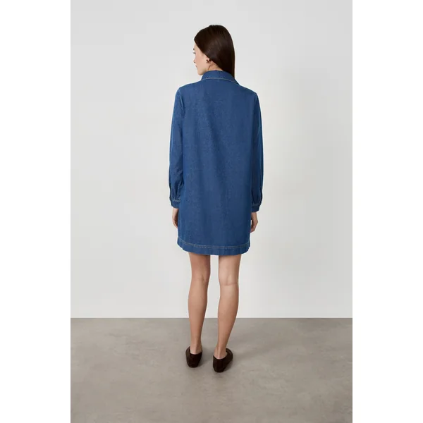 Robe manches longues en coton
