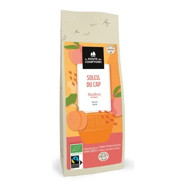 Rooibos abricot pêche Soleil du Cap 100g