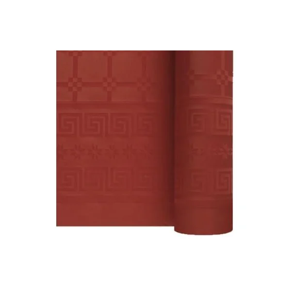 ROULEAUX DE NAPPE BORDEAUX DAMASSE 1m20x50m