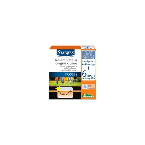Réactiveur fosses septiques longue durée 500g