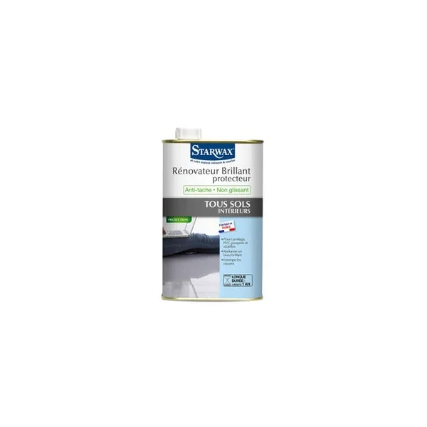 Rénovateur brillant protection sols intérieurs 1L Starwax